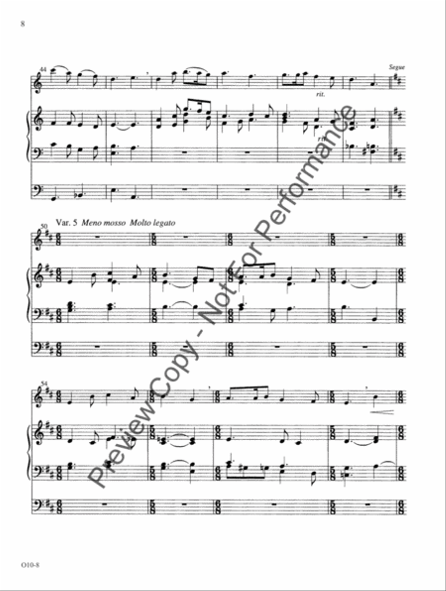 Noel Nouvelet - organ and flute Flute scores gallery preview page 6