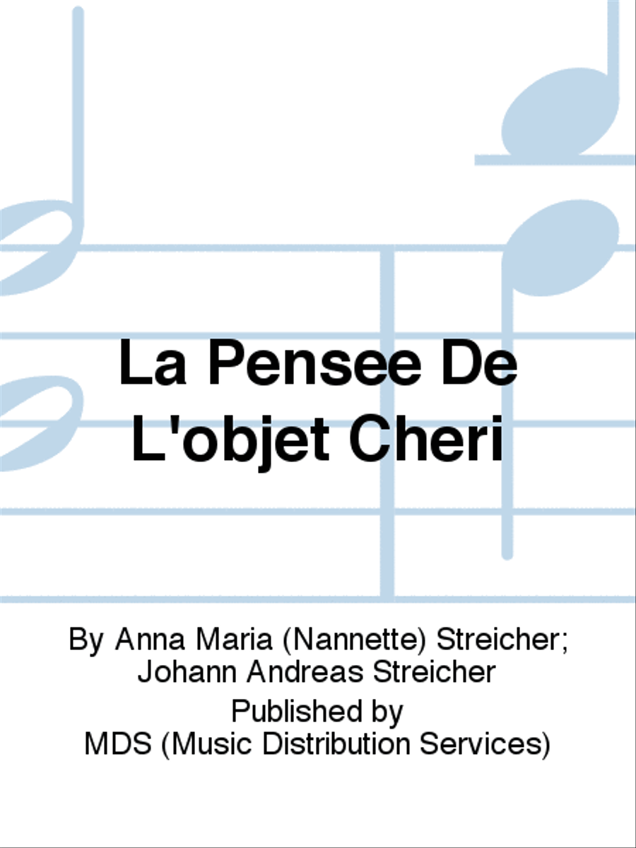 Book cover for La pensée de l'objet chéri