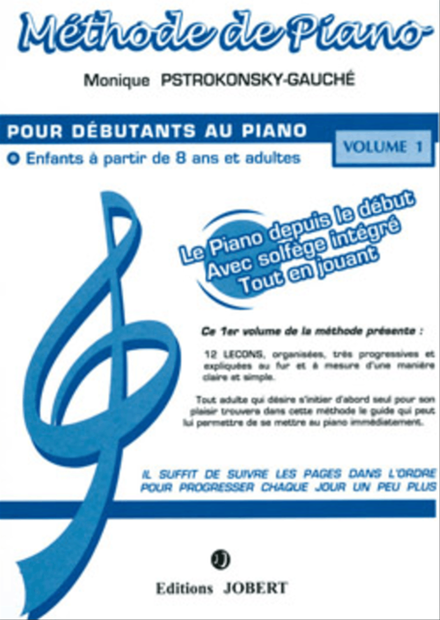 Methode de piano - Volume 1 Piano Method scores gallery preview page 1