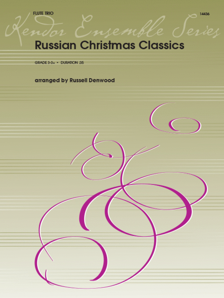 Russian Christmas Classics Flute Trio scores gallery preview page 1