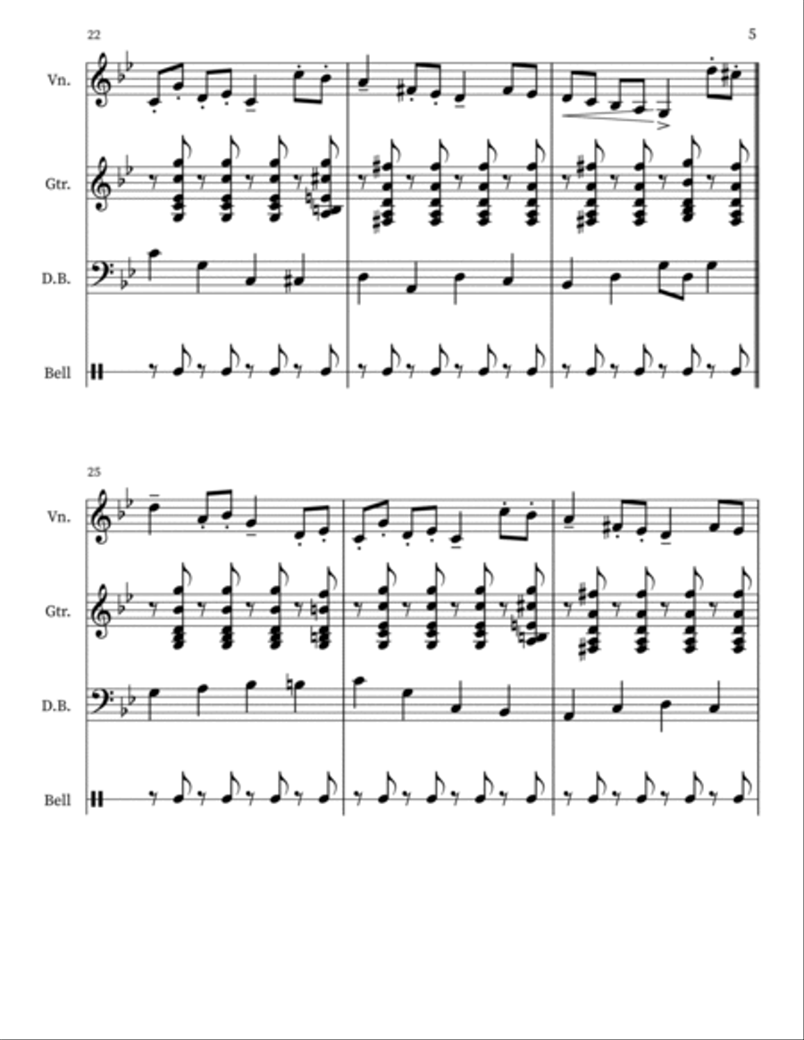 Russian Dance Small Ensemble scores gallery preview page 5