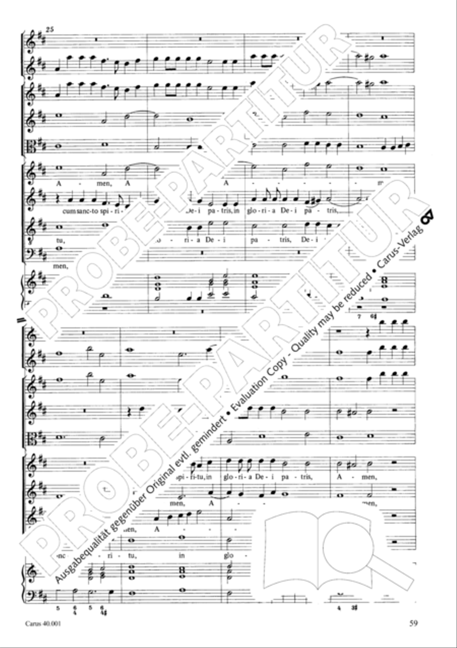 Gloria in D SSA scores gallery preview page 66