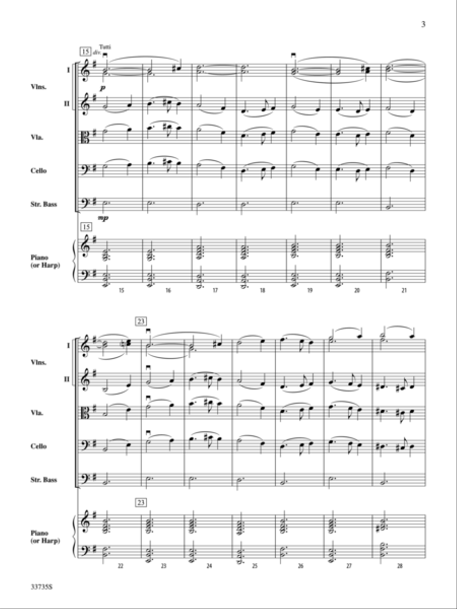 Greensleeves String Orchestra scores gallery preview page 3