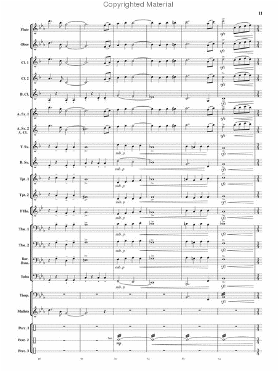 Stargazer Concert Band scores gallery preview page 10