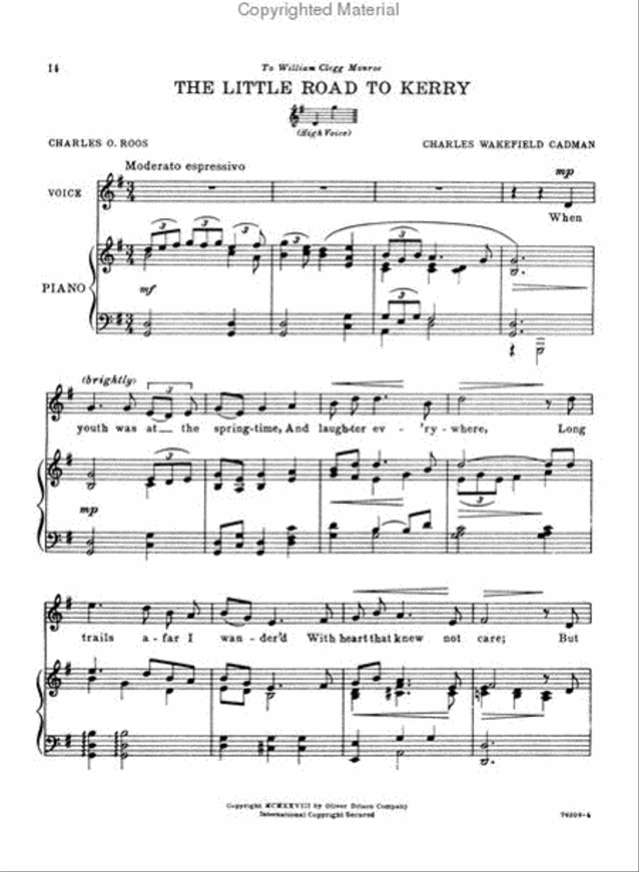 Art Songs for School and Studio Chamber Music scores gallery preview page 4
