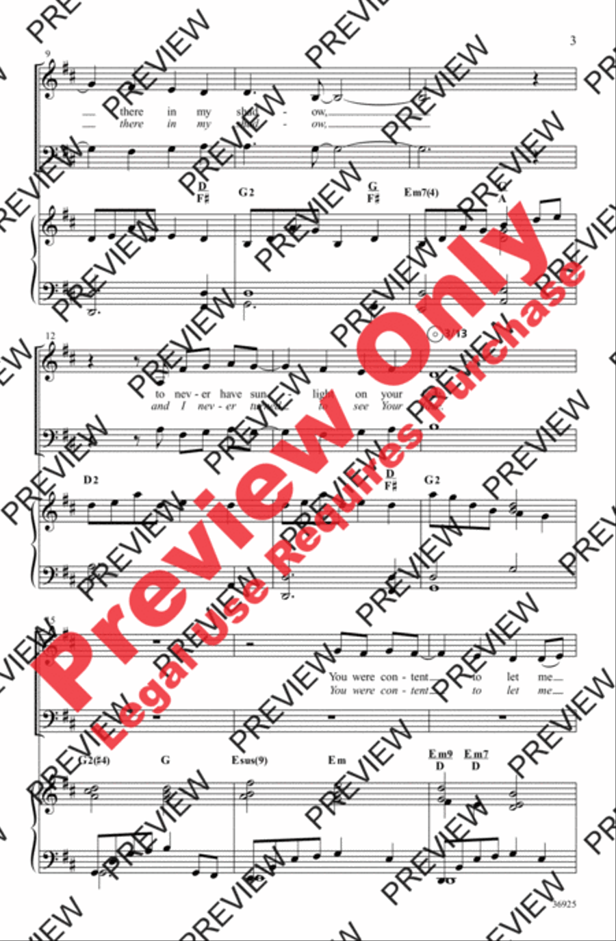 The Wind Beneath My Wings 4-Part scores gallery preview page 3