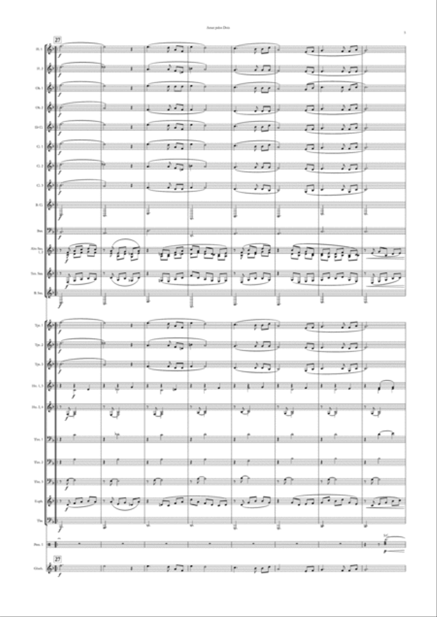 Amar Pelos Dois Concert Band scores gallery preview page 4