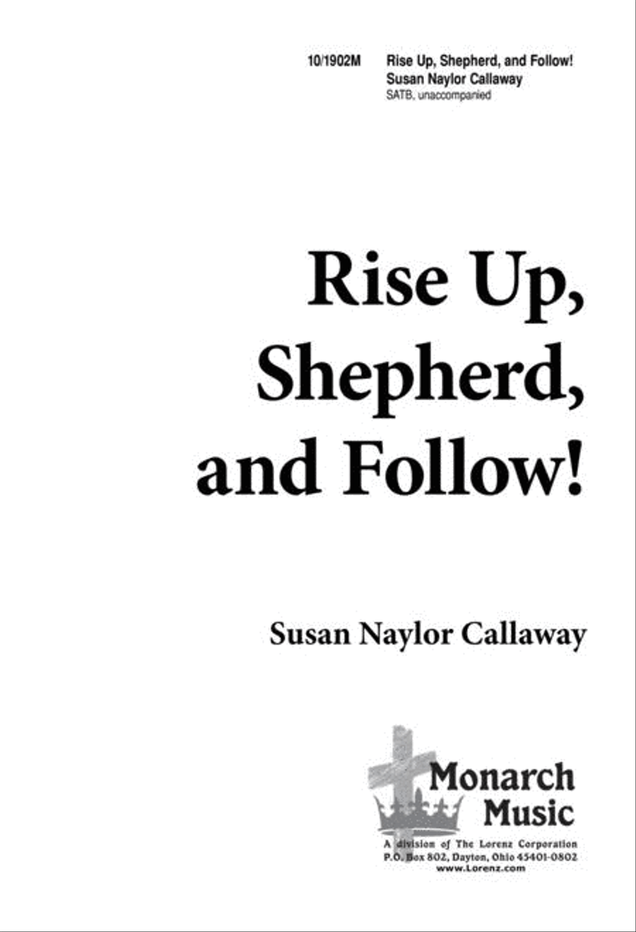 Rise Up, Shepherd and Follow 4-Part scores gallery preview page 1