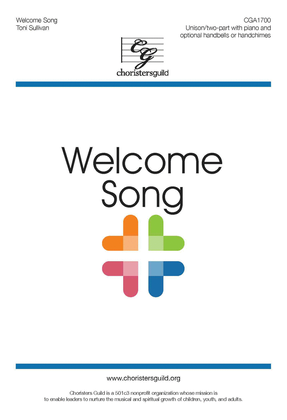 Book cover for Welcome Song - Unison/two-part