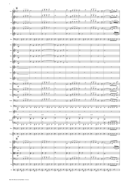 Show Me (The Love in Your Heart) - Orchestra Score and Parts v2 image number null
