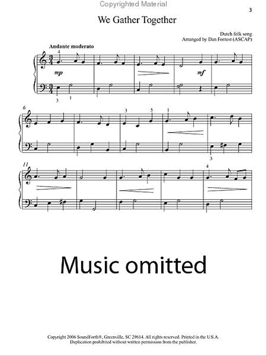 Easy Seasonal Piano Solos Easy Piano scores gallery preview page 2