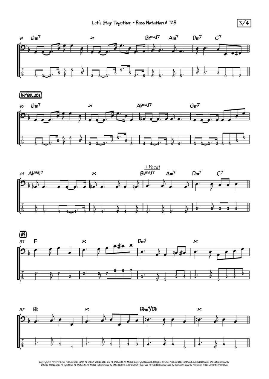 Let's Stay Together String Duet scores gallery preview page 6