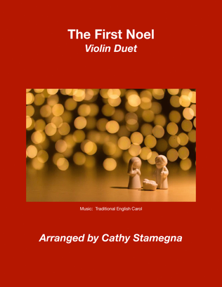 Book cover for The First Noel (Violin Duet)