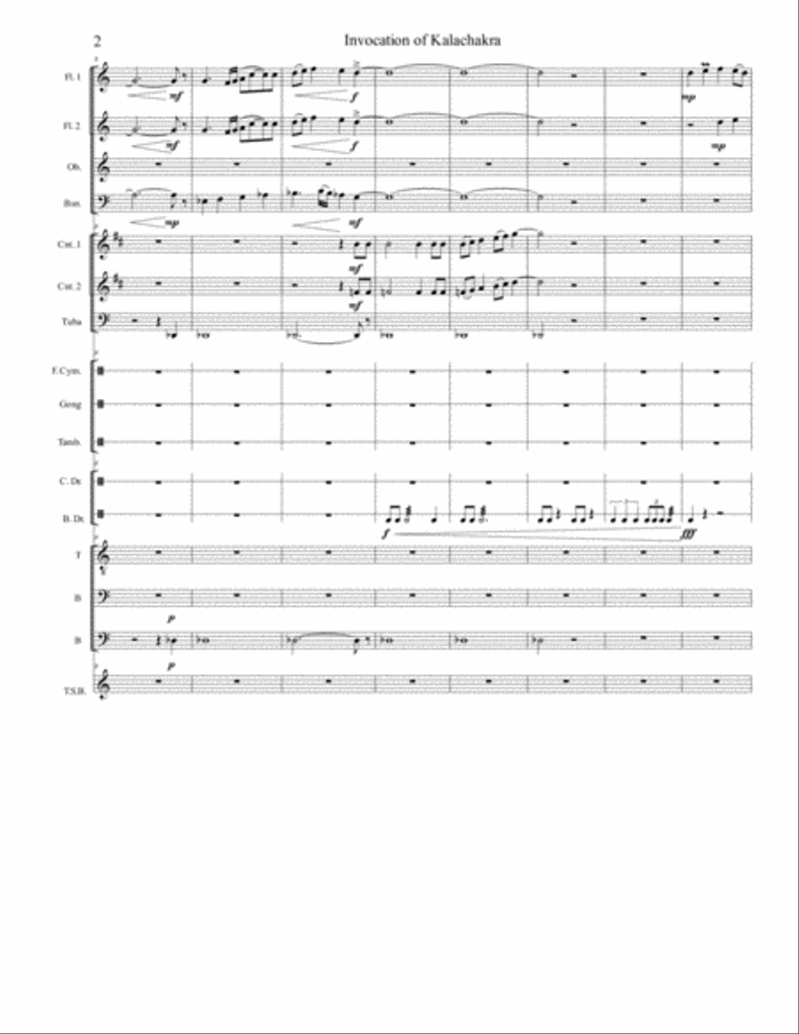 Invocation of Kalachakra Invocation of Kalachakra TTBB scores gallery preview page 2