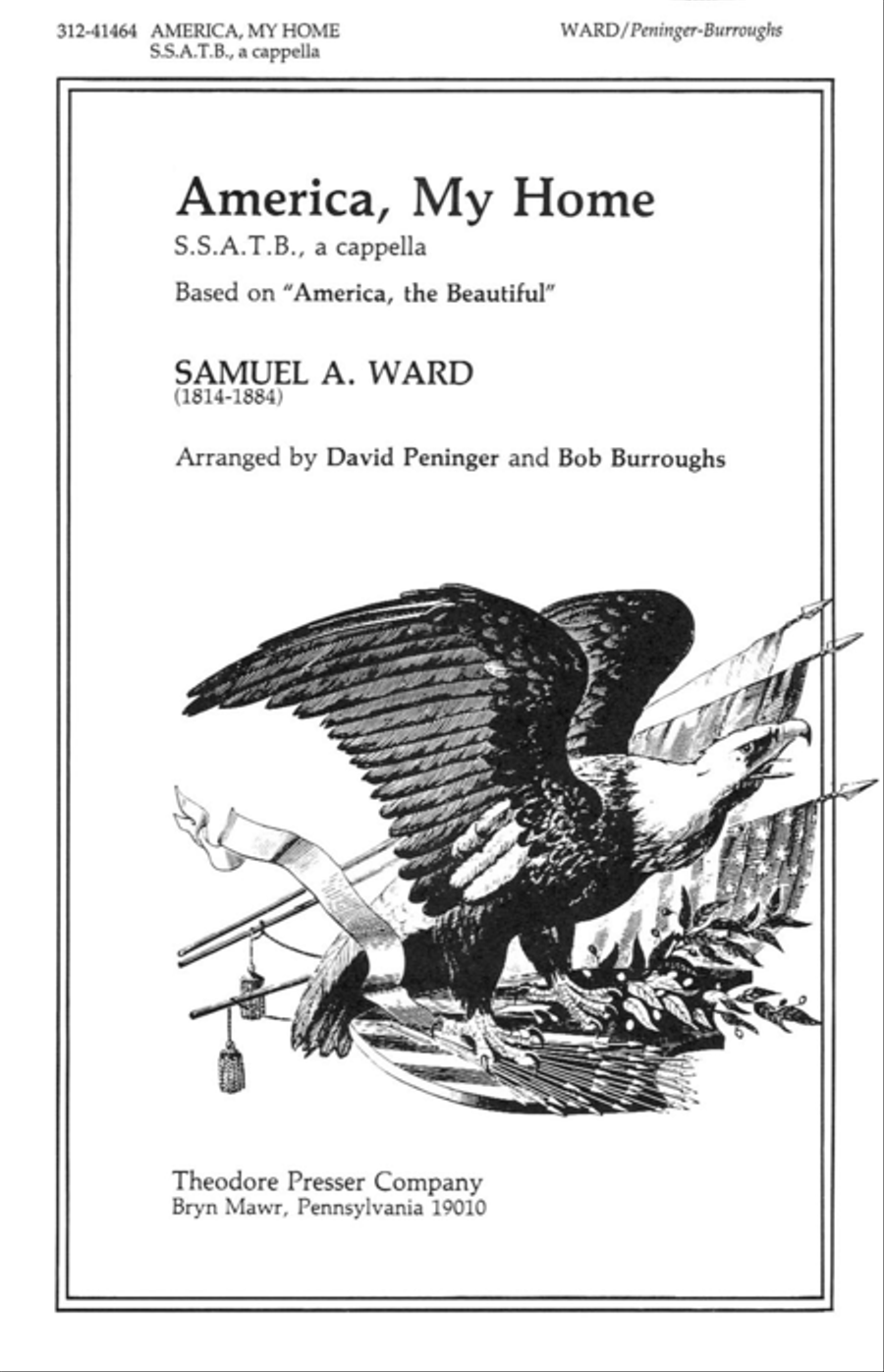 America, My Home SSATB scores gallery preview page 1