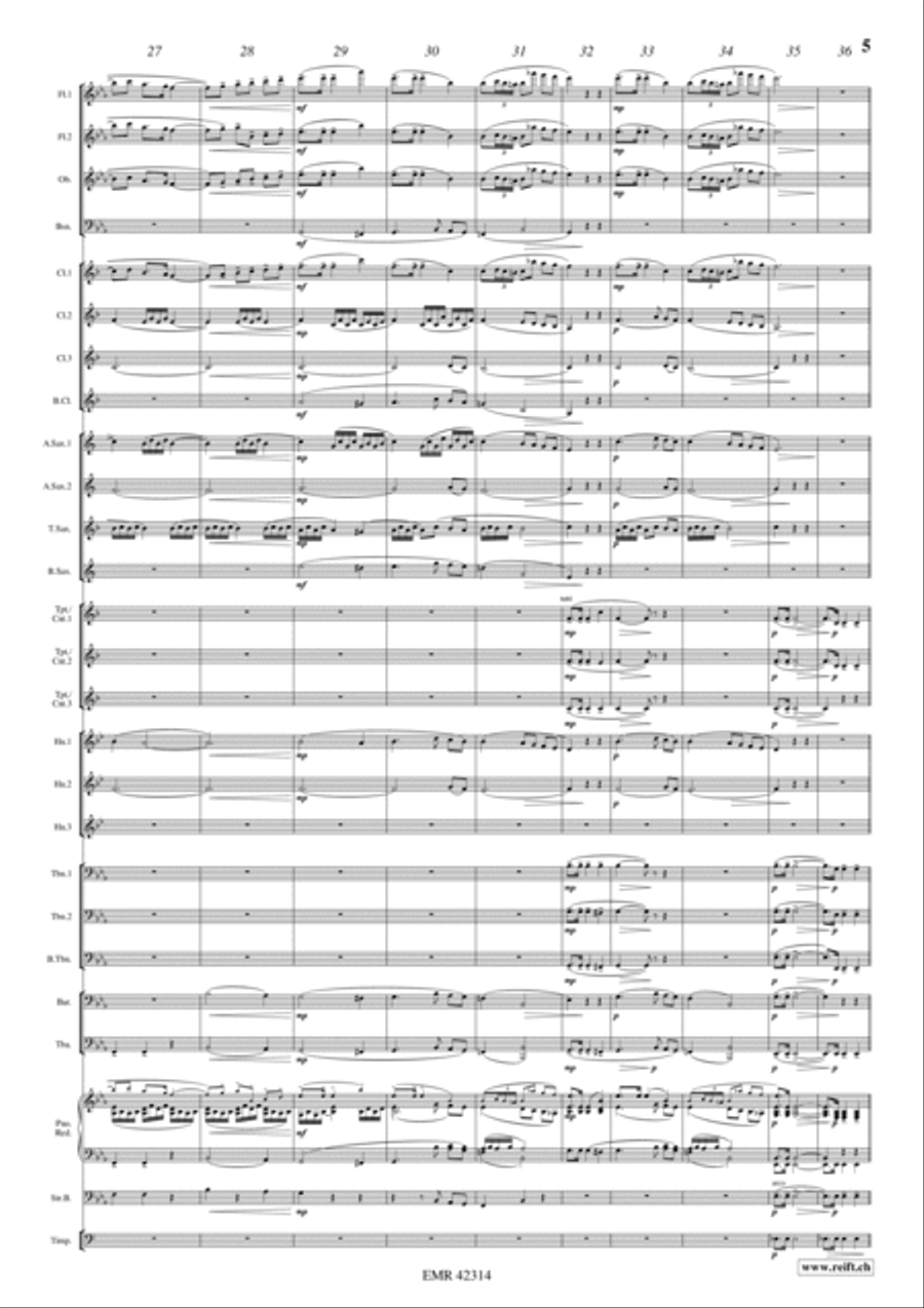 Adagio Concert Band scores gallery preview page 5