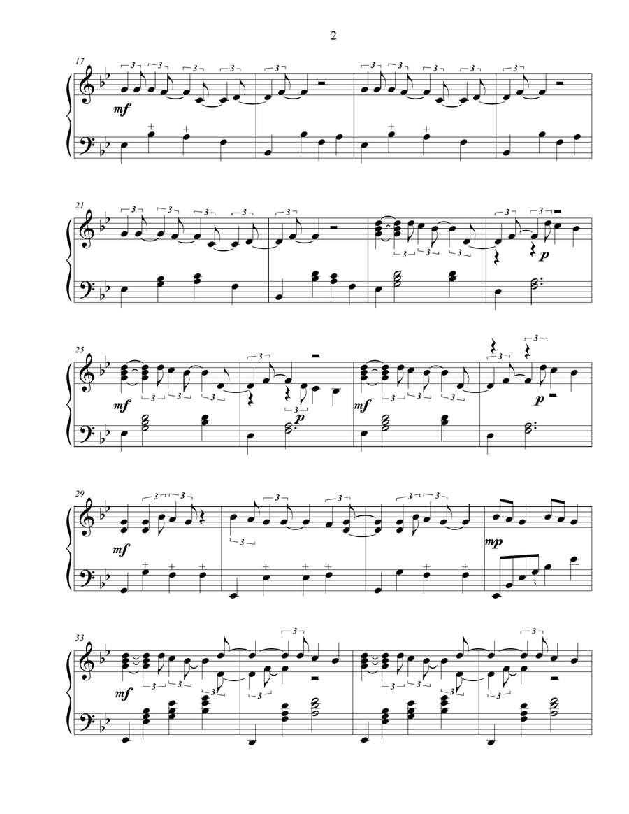 Wear Your Love Like Heaven Harp scores gallery preview page 2