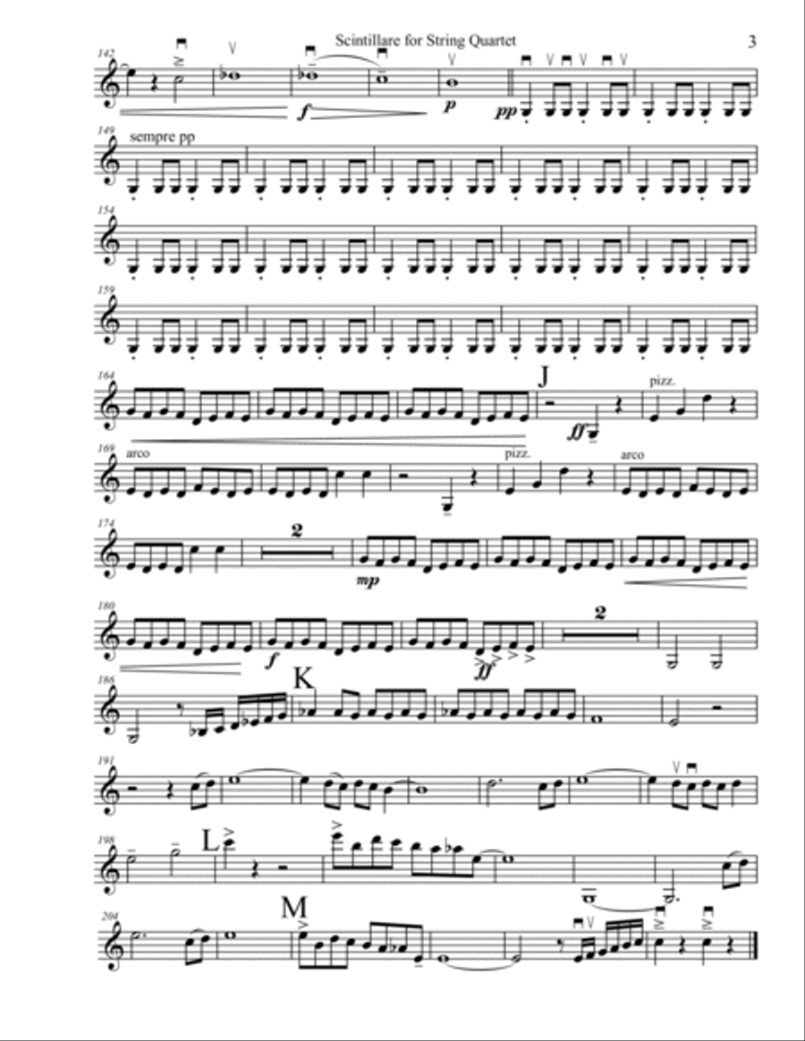 Scintillare String Quartet scores gallery preview page 6