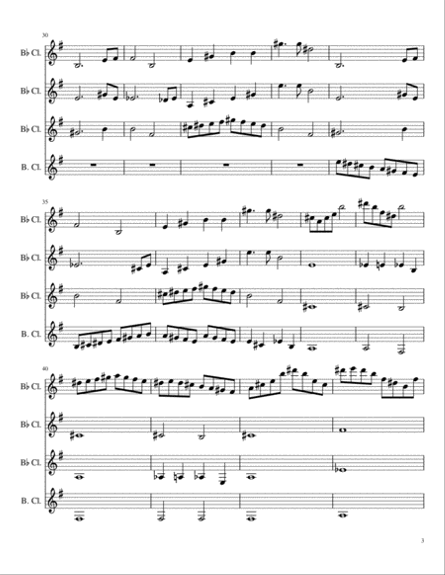 Affinity Woodwind Quartet scores gallery preview page 3
