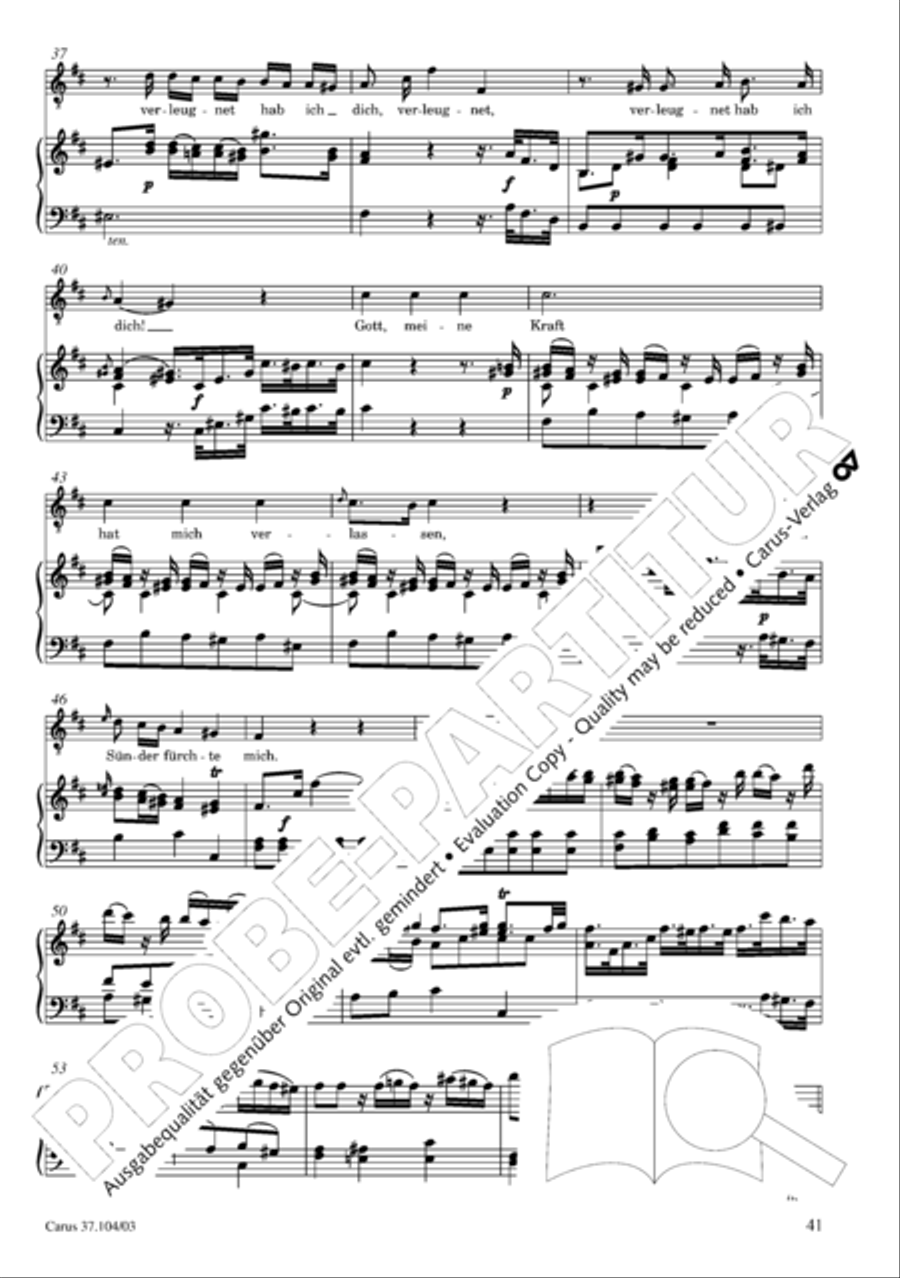 Ein Lammlein geht und tragt die Schuld 4-Part scores gallery preview page 42