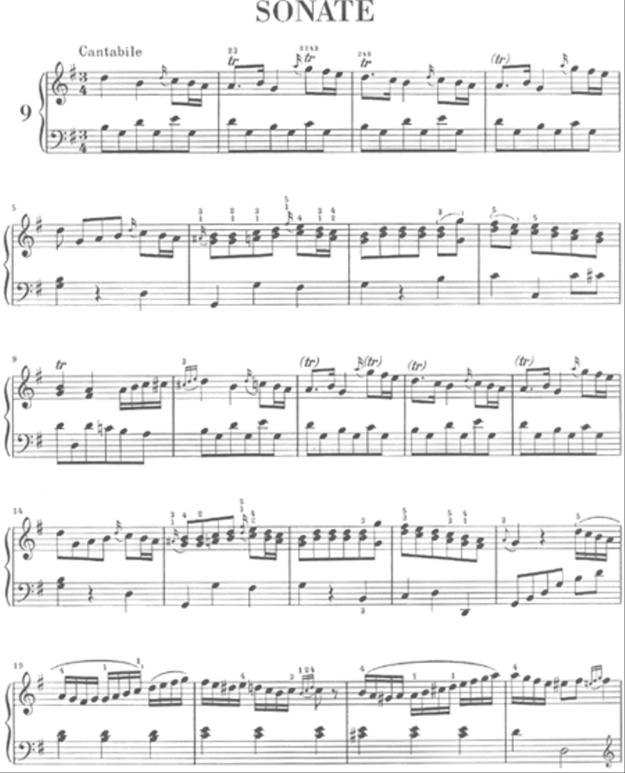 Selected Piano Sonatas Selected Piano Sonatas Piano Solo scores gallery preview page 4