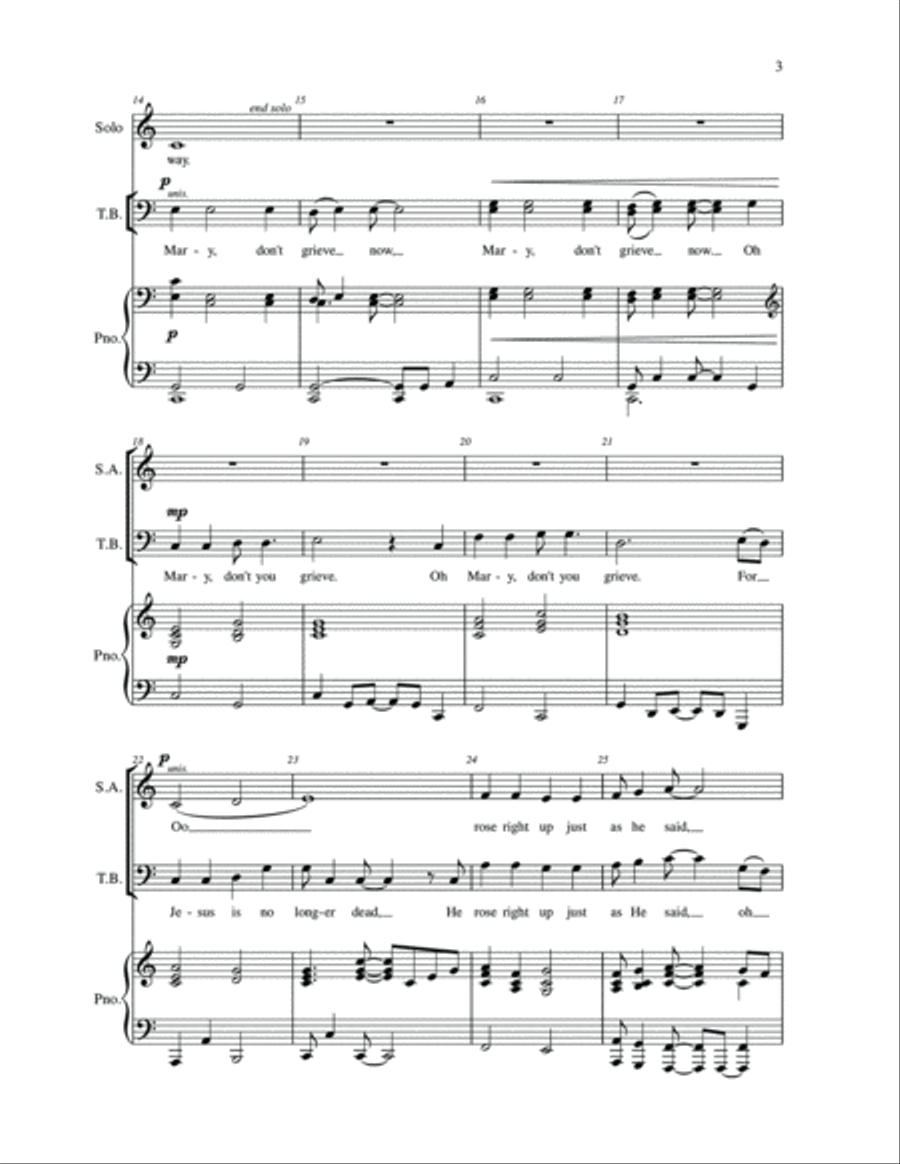 Ring Out the Gospel News 4-Part scores gallery preview page 2