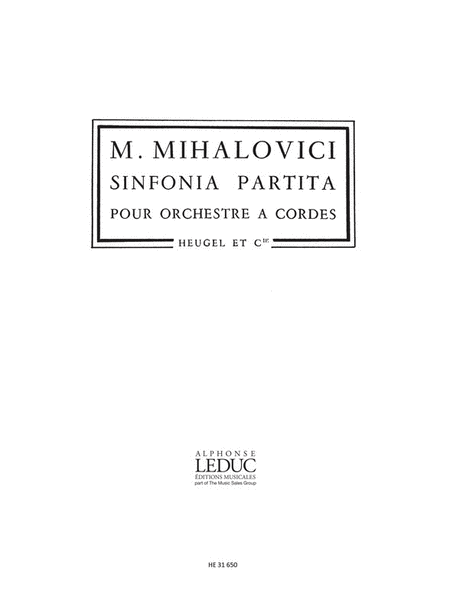 Sinfonia Partita Op.66 (ph206) (orchestra-strings)