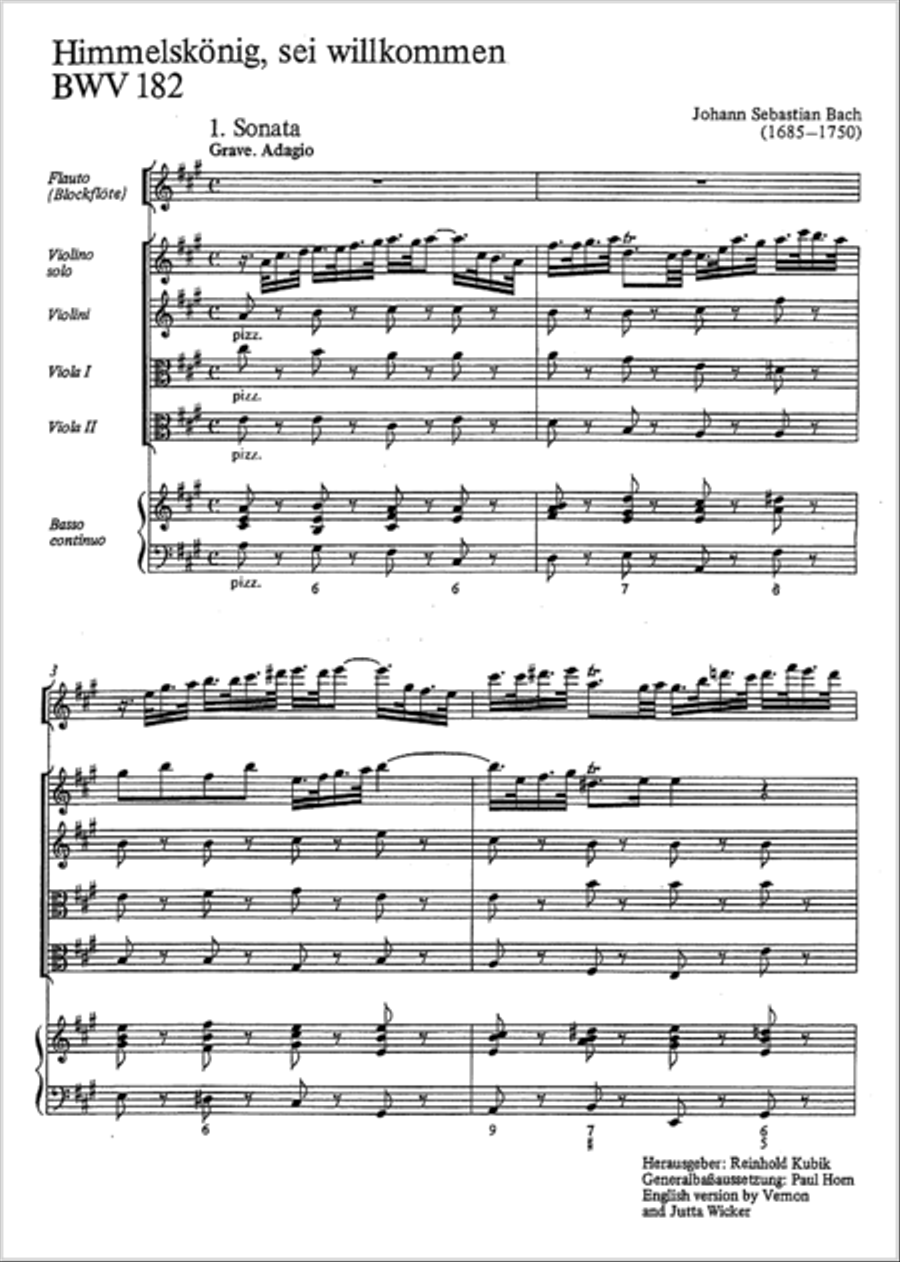 Himmelskonig, sei willkommen (King of heaven, be most welcome) ATB scores gallery preview page 2