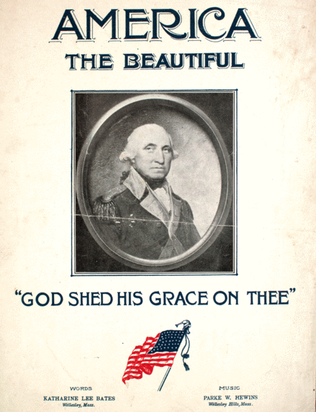 Book cover for America the Beautiful. "God Shed His Grace on Thee"