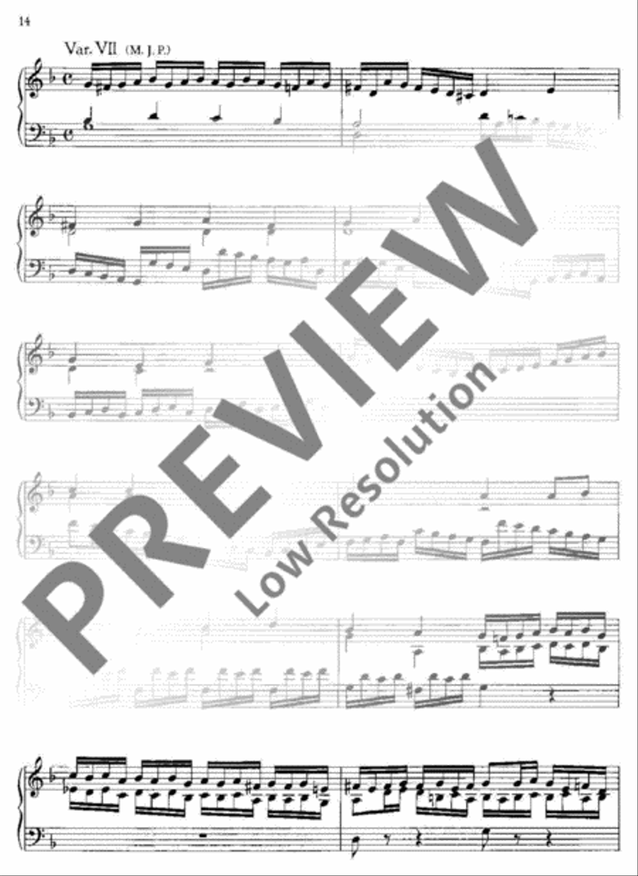 3 Pavans from the same theme Piano Solo scores gallery preview page 15