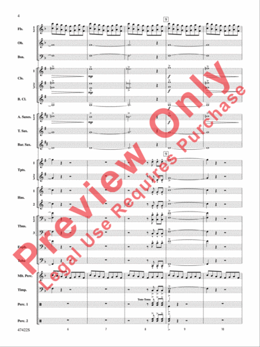 Boughs of Holly Concert Band scores gallery preview page 5