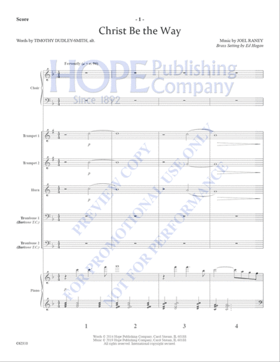 Christ Be the Way Christ Be the Way Choir scores gallery preview page 2