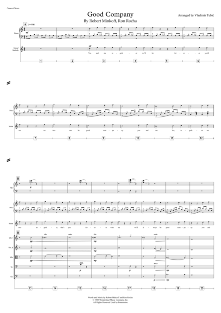 Good Company Good Company Full Orchestra scores gallery preview page 2