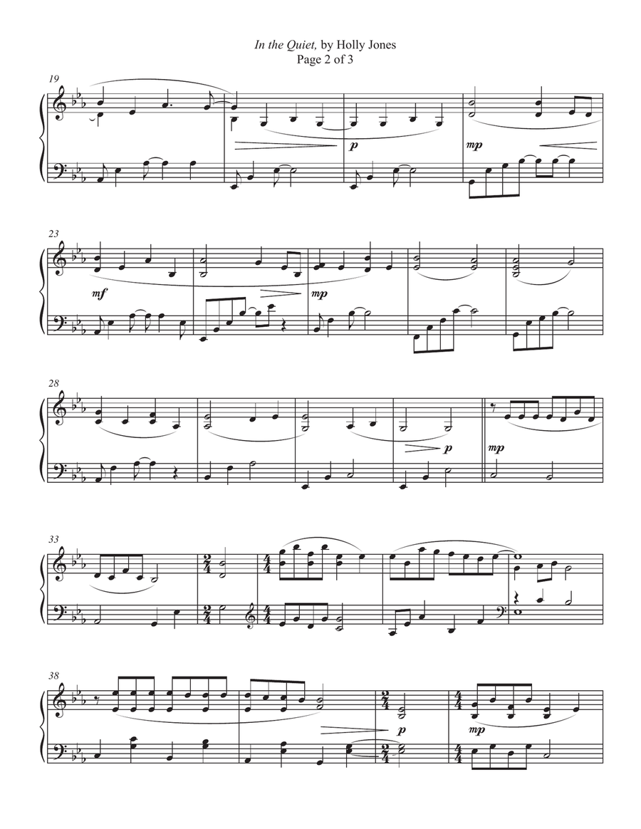 In The Quiet Piano Solo scores gallery preview page 2