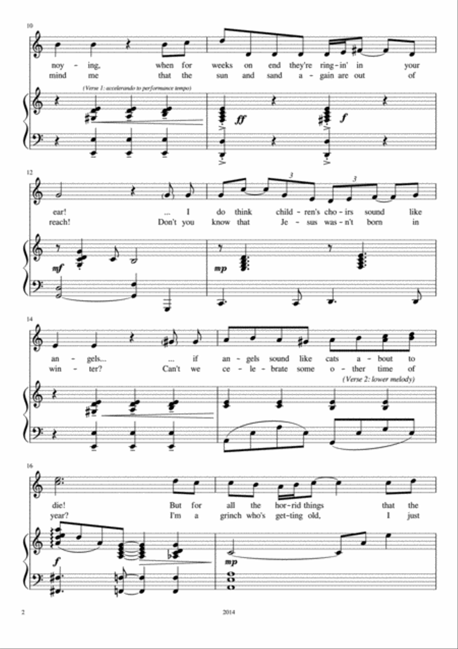 Merry Christmas, I Guess Merry Christmas, I Guess Voice scores gallery preview page 2