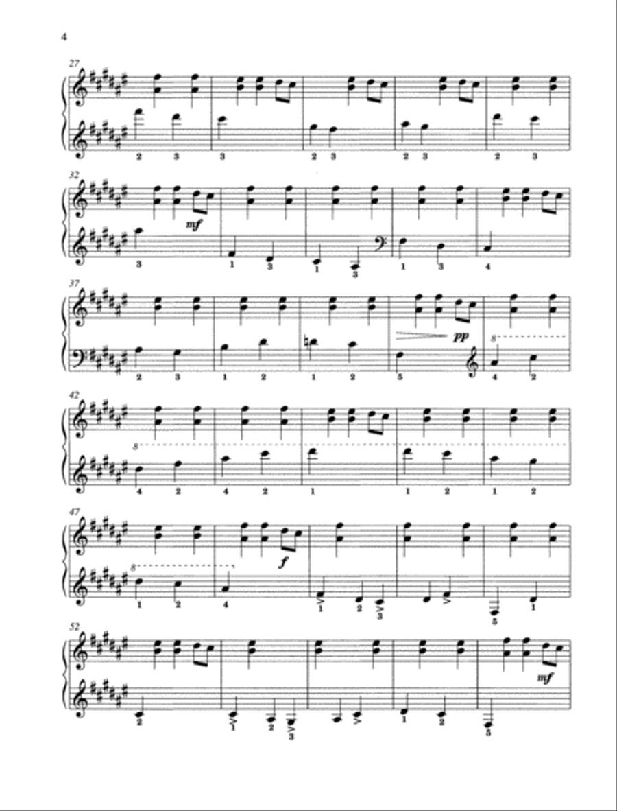 Chopsticks Piano Solo scores gallery preview page 2