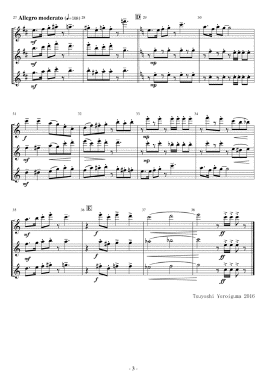 Zip-A-Dee-Doo-Dah Flute Solo scores gallery preview page 3
