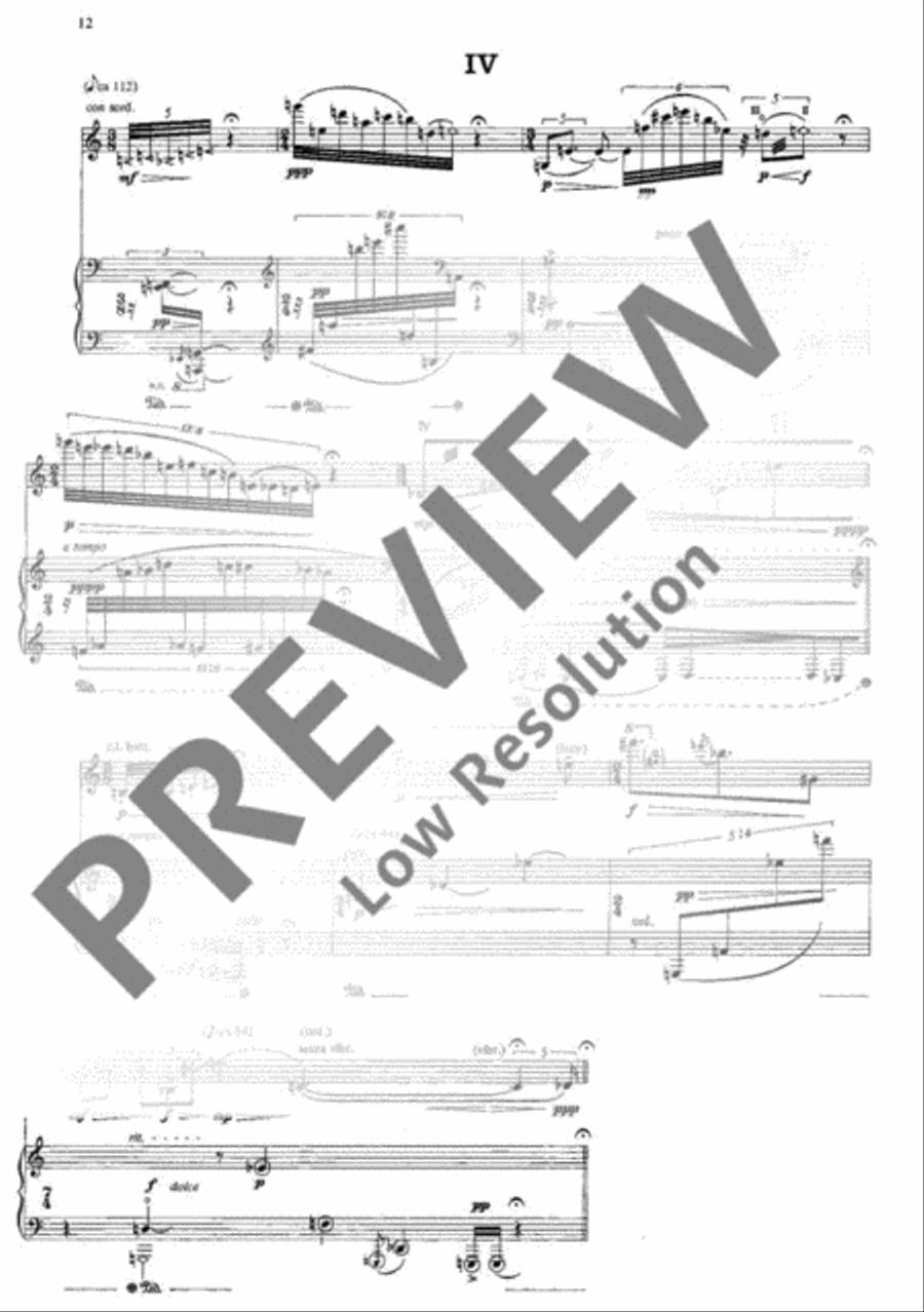 Songs without words Violin Solo scores gallery preview page 13