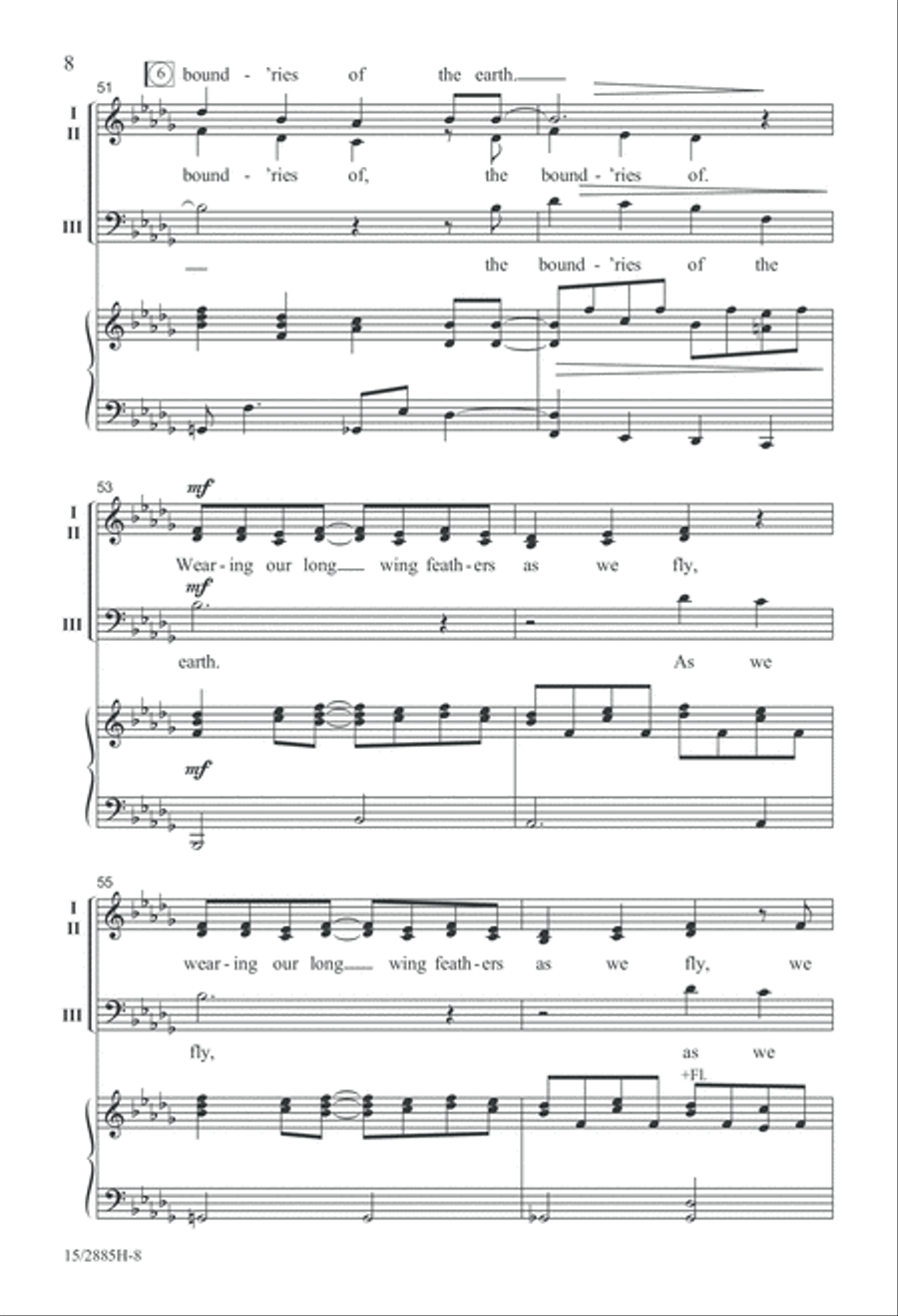 We Circle Around Mixed Choir scores gallery preview page 8