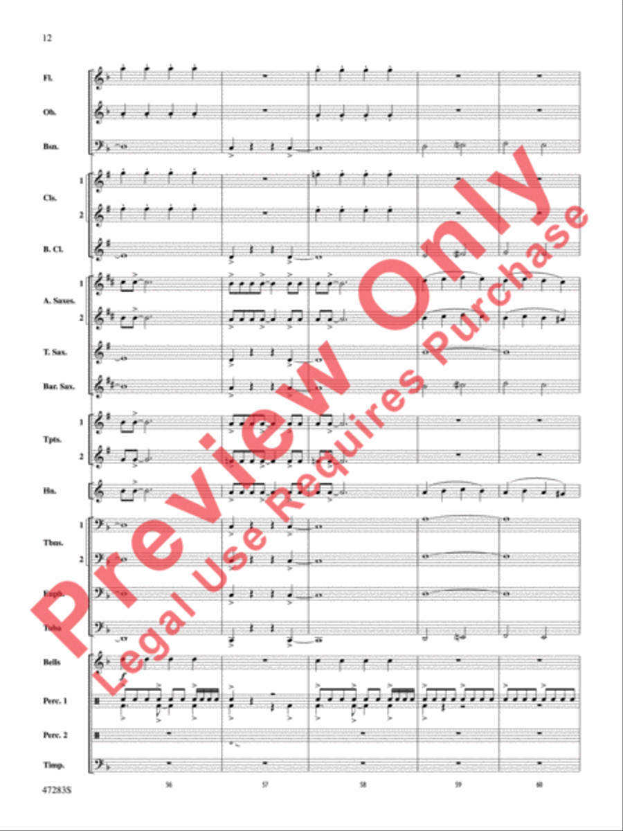 Red Giant Red Giant Concert Band scores gallery preview page 13