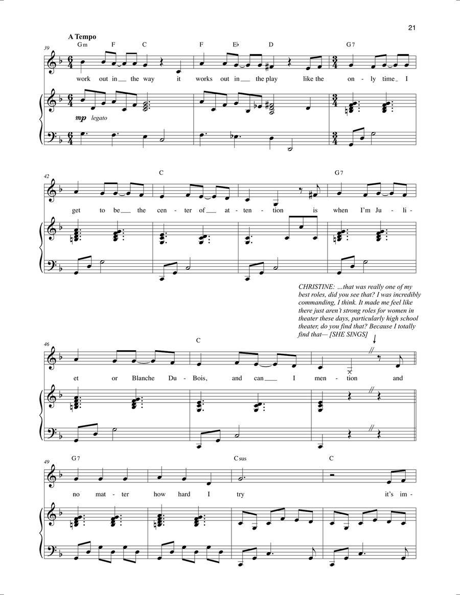 I Love Play Rehearsal (from Be More Chill) Piano, Vocal scores gallery preview page 4