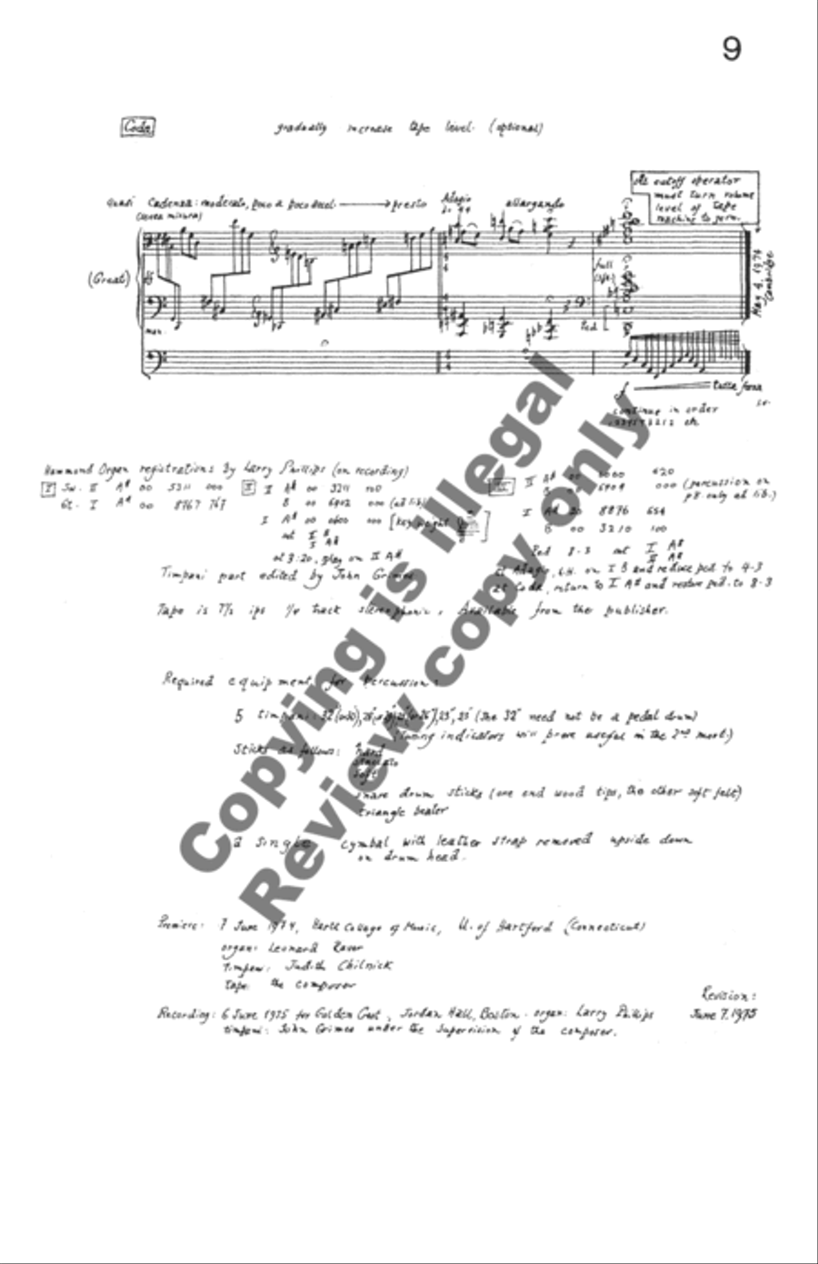 Liturgies Organ scores gallery preview page 6