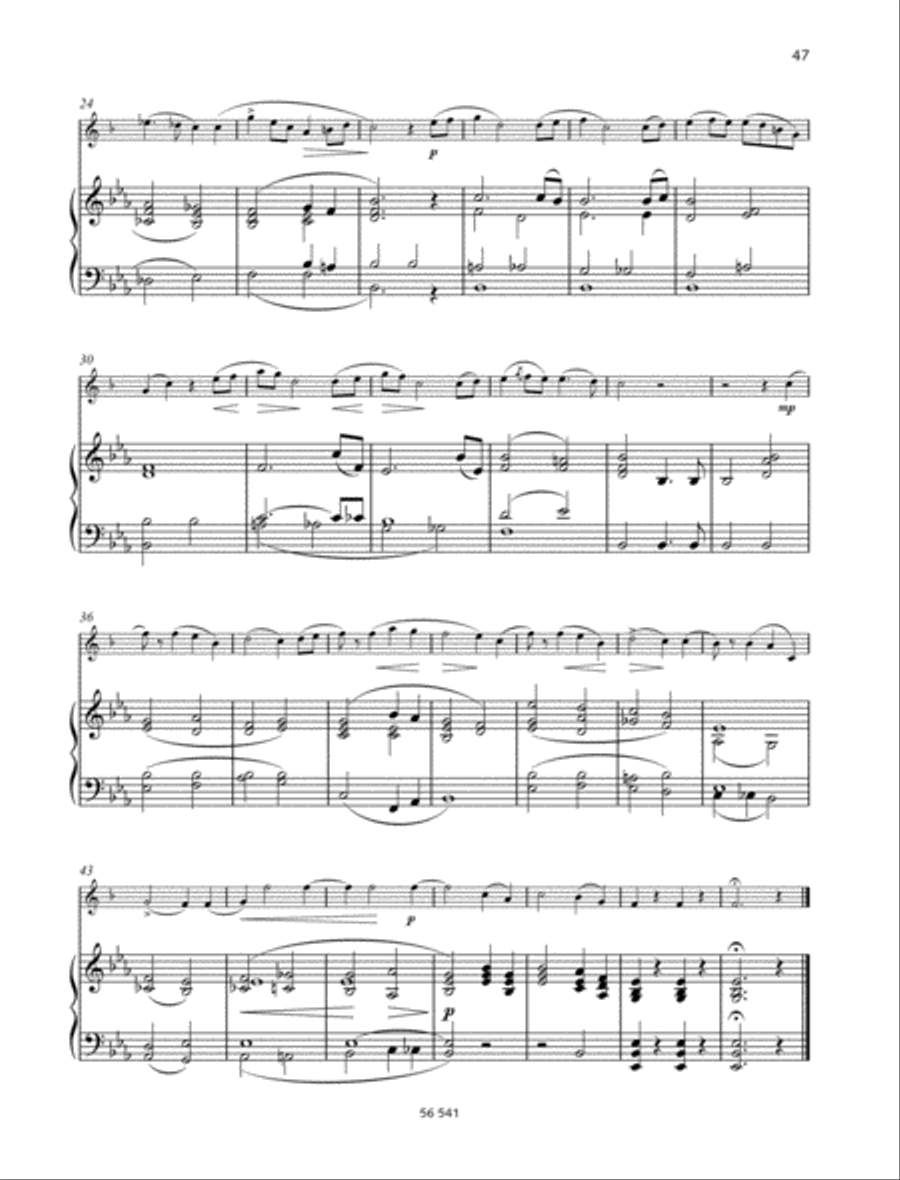 Serenade B-Flat Clarinet scores gallery preview page 2