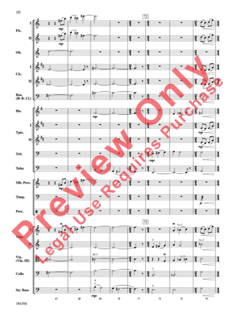 Harry Potter and the Deathly Hallows, Part 2, Selections from Full Orchestra scores gallery preview page 11