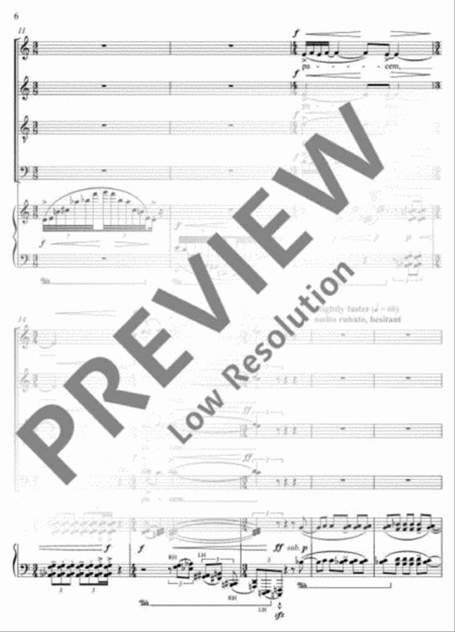 Pacem 4-Part scores gallery preview page 7