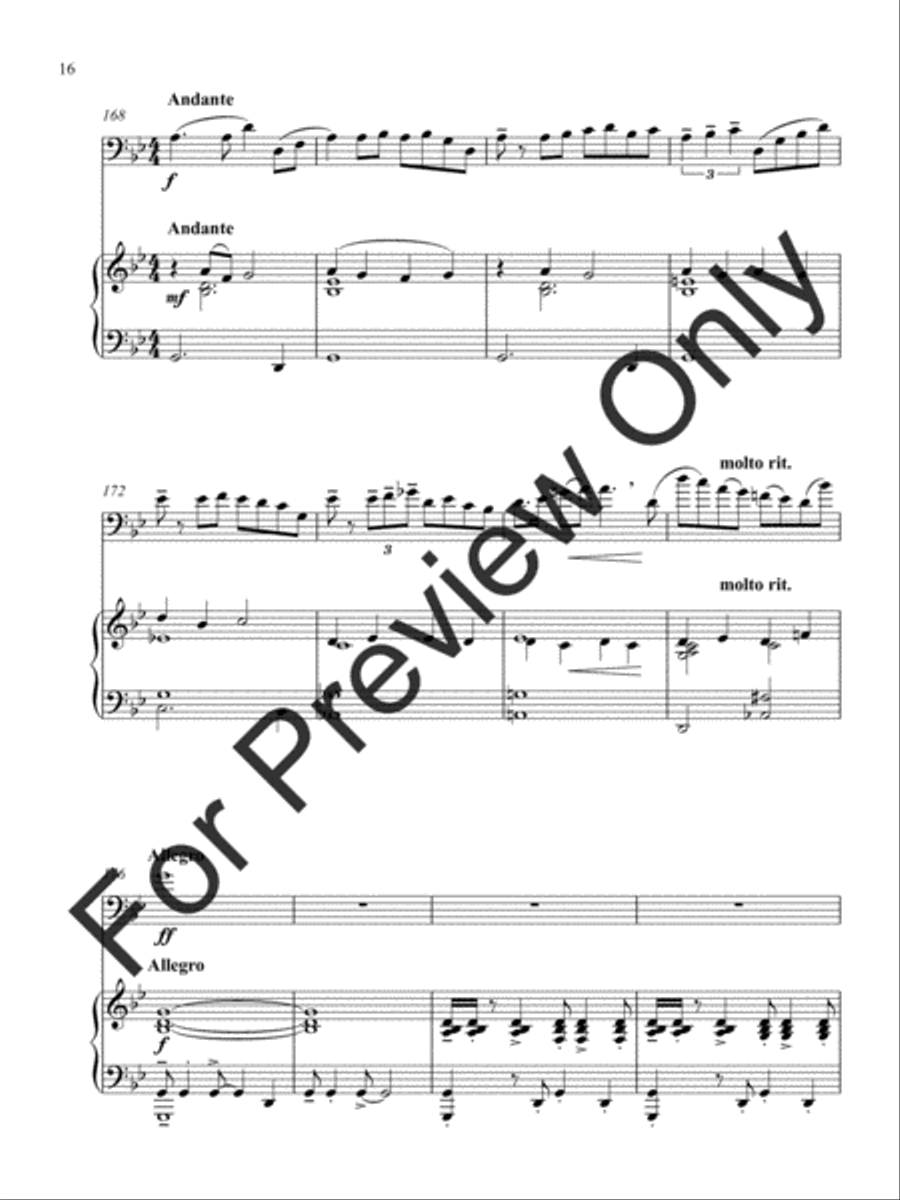 Rhapsody For Trombone Rhapsody For Trombone Trombone scores gallery preview page 20