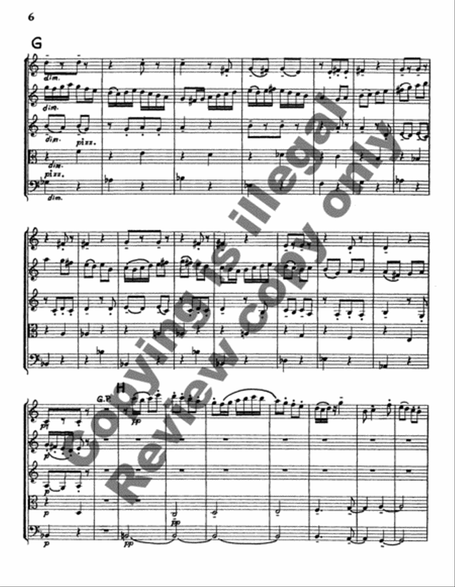Quintet for Oboe and Strings (elegiac) Oboe scores gallery preview page 6