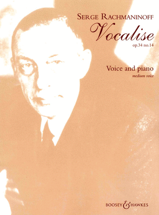 Book cover for Vocalise Op. 34, No. 14