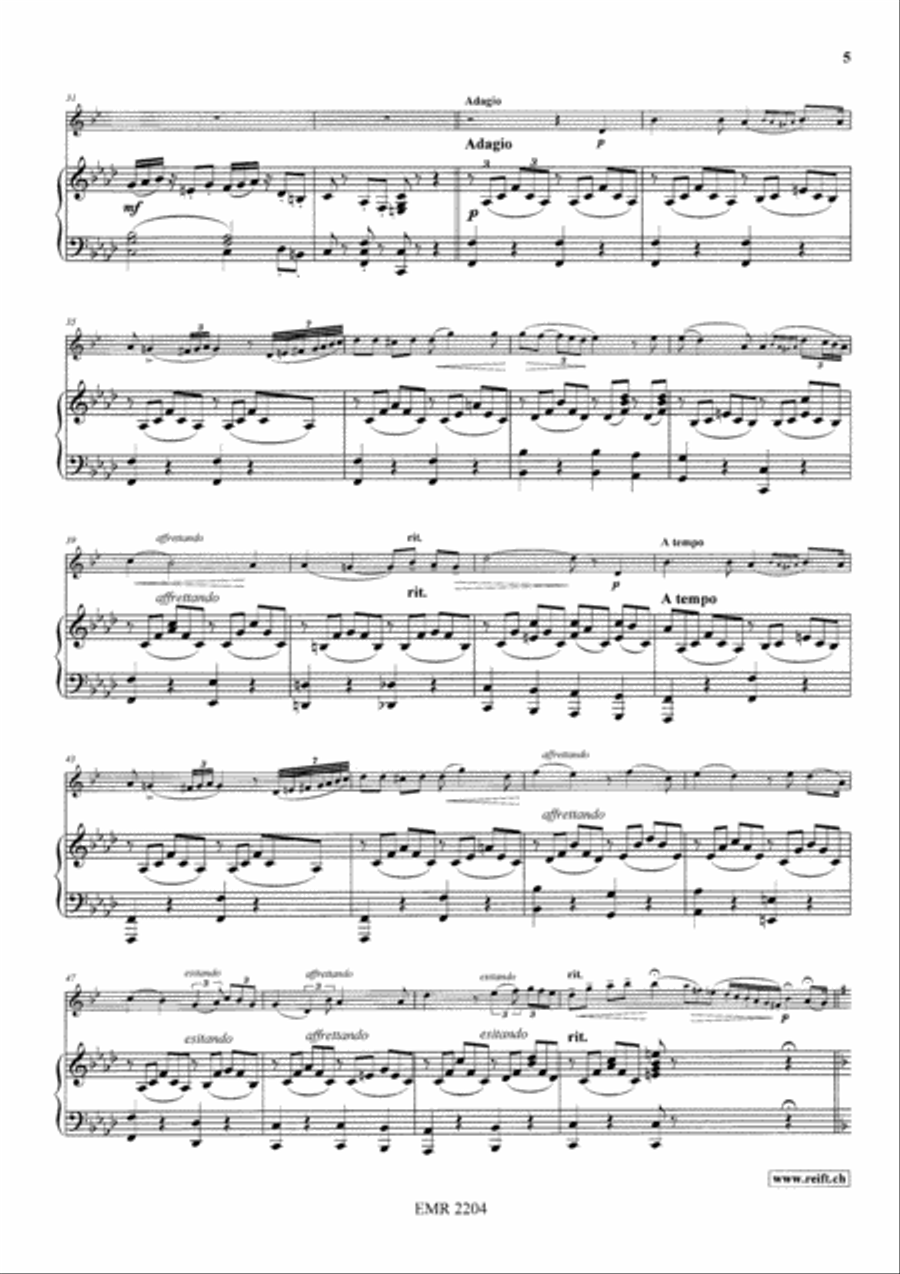 Slavonic Fantasy Slavonic Fantasy Clarinet Solo scores gallery preview page 6