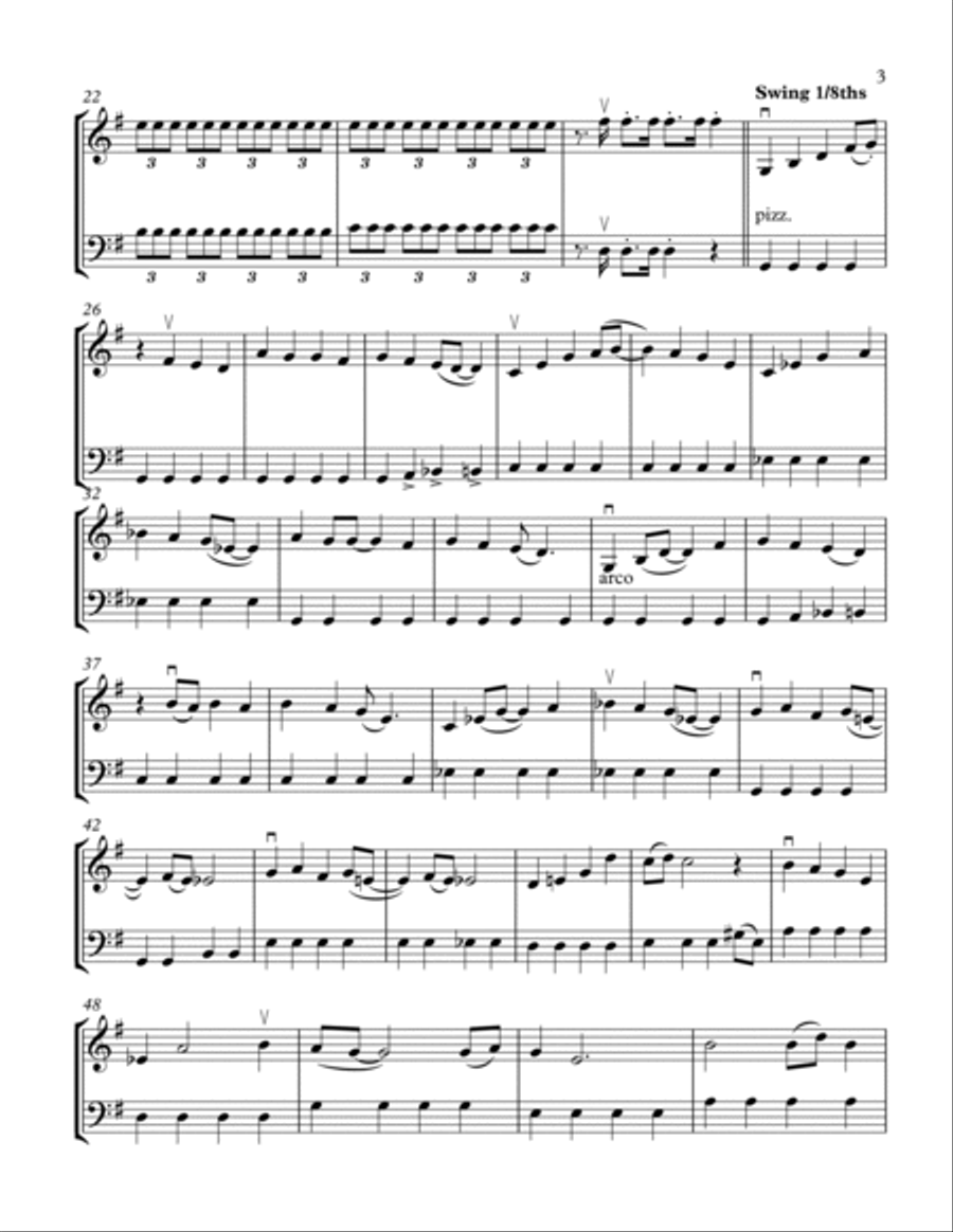 All I Want For Christmas Is You String Duet scores gallery preview page 5